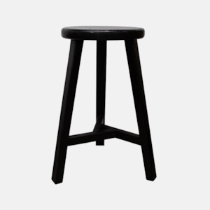 Parq Barstool Round - Black