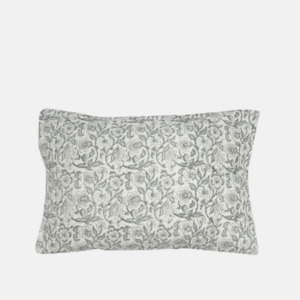 Athena Floral Pillow Shams 2pcs -Blue