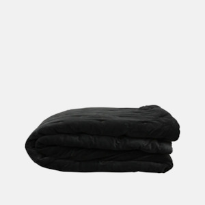 Velvet Bedspread - Coal