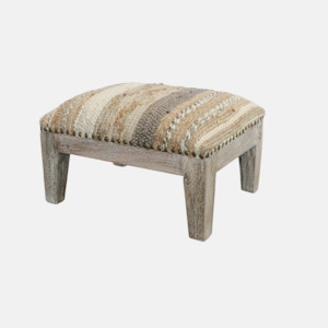 Ottoman: Kilim Footstool