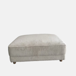 Ottoman: Bel Air Corduroy Ottoman