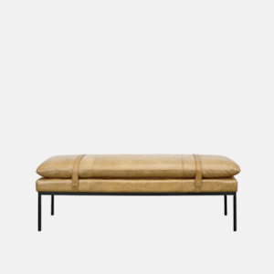 Ottoman: Baxter Bench - Camel