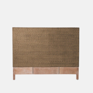 Bedheads: Gable Rattan Bedhead - Pepper