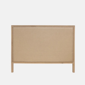 Bedheads: Manto Studded Bedhead - Linen