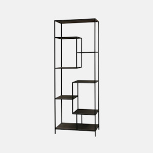 Shelves: Brooklyn Staggered Iron Shelves