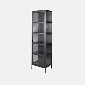Storage: Vitrine Tall Iron Cabinet