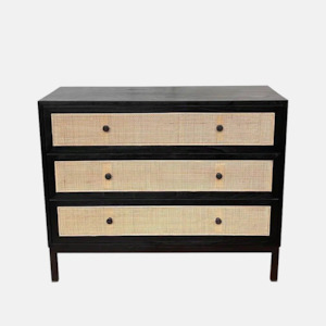 Storage: Cardrona Chest of Drawers - Black