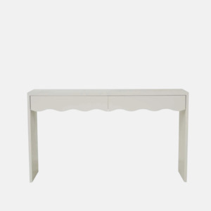 Artie Wave Console - Bone