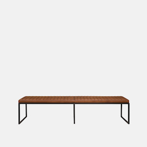 Sabina Leather Bench Seat