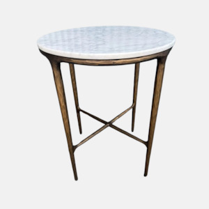 Coffee And Side Tables: Gia Marble Side Table