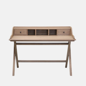 Desks: Broste Solid Oak Desk