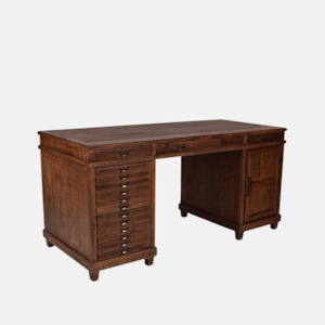 Desks: Pharmacy Reclaimed Fir Desk