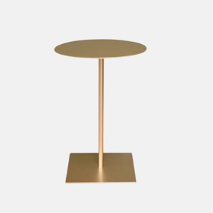Side Tables: Regent Gold Side Table - Round