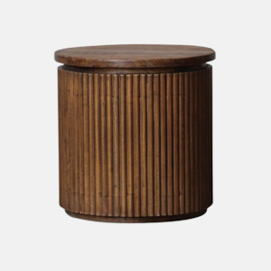 Side Tables: Fallon Side Table - Elm