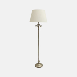 Floor Lamps: Palm Floor Lamp - Silver