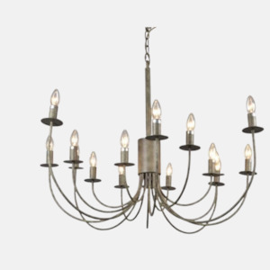 Chandeliers: Marcelle Iron Chandelier