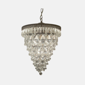 Teardrop Crystal Chandelier