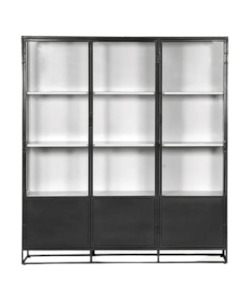 Cabinets: Cole Display Cabinet Triple - Black