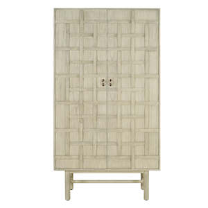 Cabinets: Weave Cupboard with Woven Doors