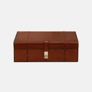 Office: Savoy Leather Box - Medium