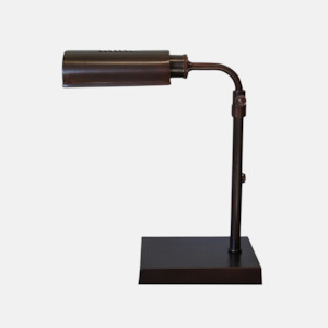 Office Lighting: Adjustable Desk Lamp - Bronze