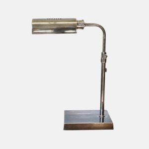 Adjustable Desk Lamp - Pewter