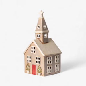Alsace Tealight Church Bone