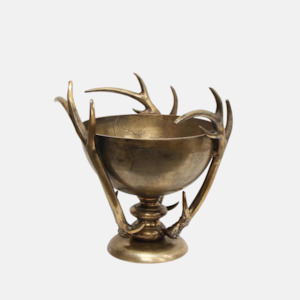 Antler Bowl - Gold