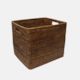 Coco Rattan Basket Square - Brown