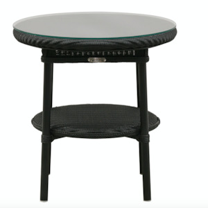 Outdoor Tables: Vincent Sheppard Avignon Side Table - Black
