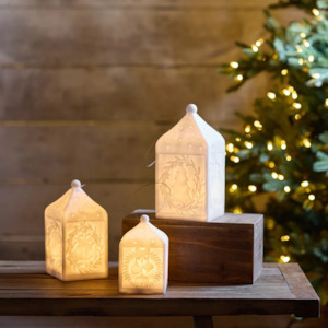 Set of 3 Light Up Lanterns