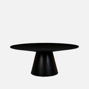 Emmas Picks: Classique Round Dining Table - Black Oak