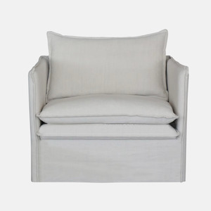 Living Room: Avery Armchair - Salt & Pepper
