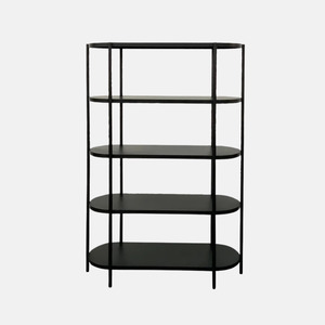 Living Room: Bentley Iron Shelves - Black