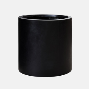 Planters: Mikonui Cylinder Planter - Black