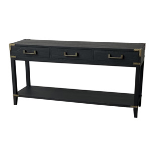 Furniture: Harlequin Hall Table Black