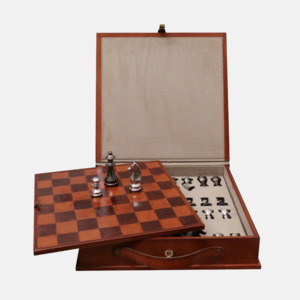 Leather: Leather Chess Set