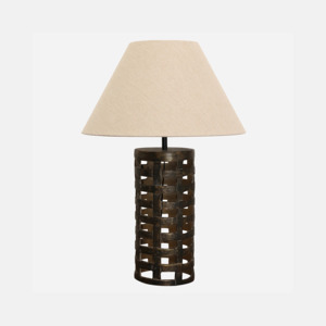 Lattice Iron Lamp