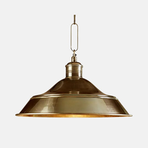 Palladium Hanging Lamp Antique Brass