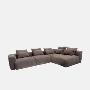Sofas: Haven Chaise Sofa - Brownie