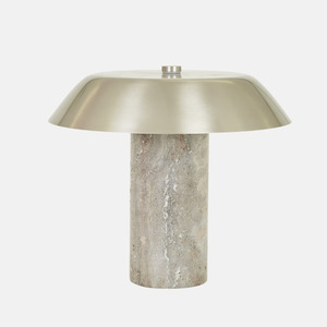 New Arrivals: Luna Lamp Travertine