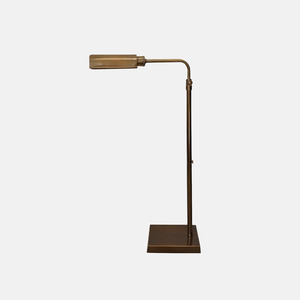 Lighting: Adjustable Floor Lamp - Brass