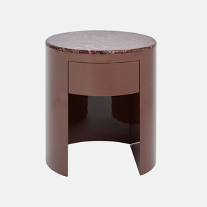 Bedroom 1: Nobo Bedside - Matt Red