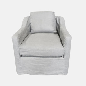 Dune Armchair - Grey Cotton