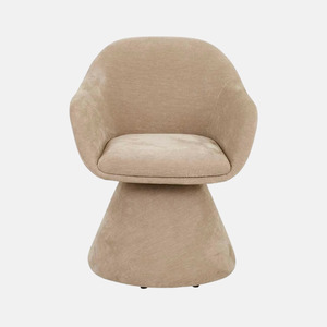 Dining 1: Paula Swivel Dinging Chair - Parchemnt