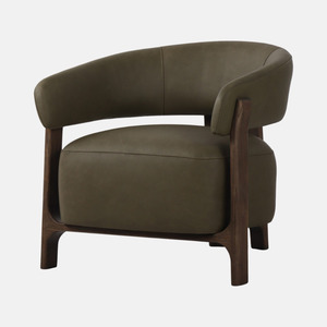 Luca Armchair - Olive Leather
