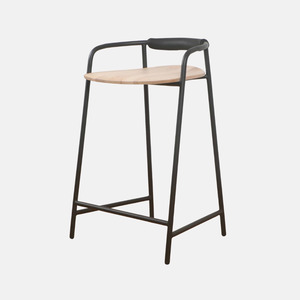 Forge Barstool Black/Natural
