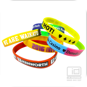 Embossed Silicone Wristbands