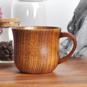 Products: Elevate your drinking experience with our 130ml Wooden Cup