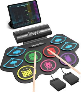 Electronic Drum Set, 9 Pad Practice Drums – iFirst